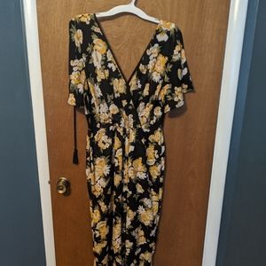 Xhilaration Floral Jumpsuit